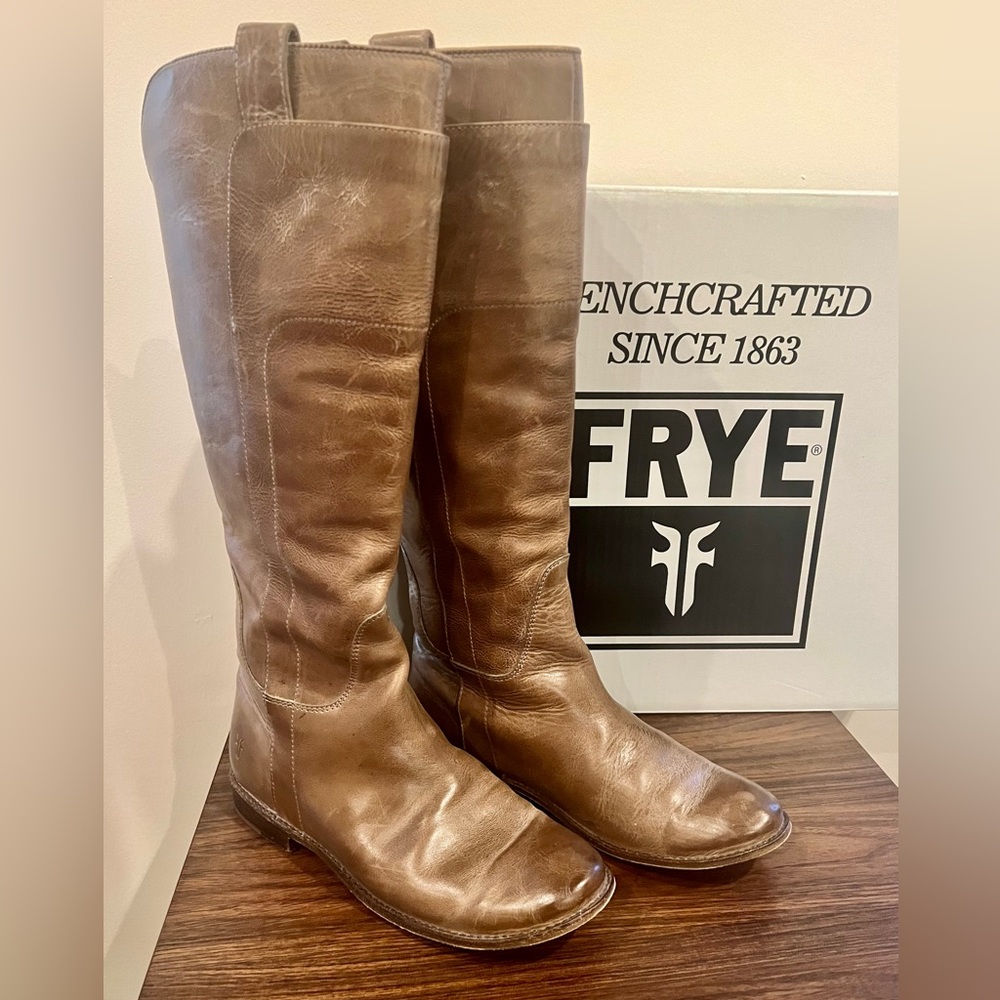 FRYE Paige Tall Riding Boots - Women’s Size 7.5